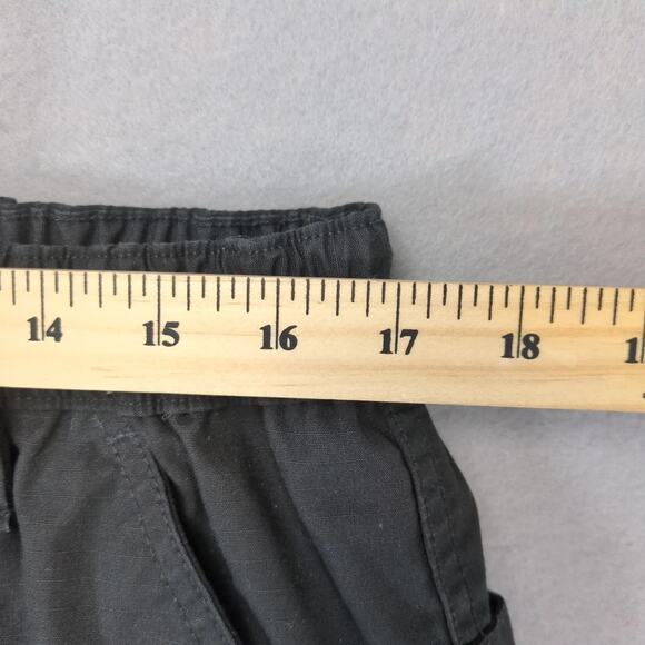 Propper Men's 38x9 Black Tactical Cargo Shorts Elastic Waist F5253 Ripstop Relax - Picture 3 of 10